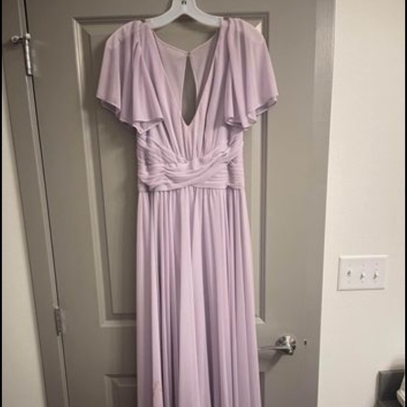 Davids bridal bridesmaid dress size 8 in color iris - Picture 1 of 5